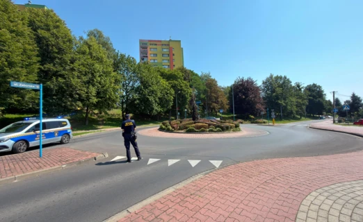 Droga była zablokowana przez około dwie godziny. Fot. Jola Wodniak