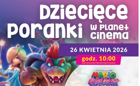 Poranki dziecięce w Planet Cinema Oświęcim - Super Mario Galaxy Film
