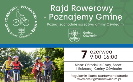 Rowerami poznają gminę Oświęcim