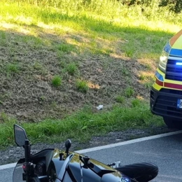 17-letni motocyklista trafił do szpitala