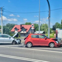 Utrudnienia po kolizji w Chełmku