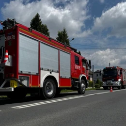 Zderzenie ciężarówki z osobówką na DK52