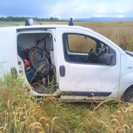 Pościg w Bulowicach. Lokalni Bonnie i Clyde uciekali przed policjantami