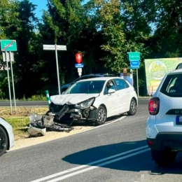 Zderzenie na krajówce. Utrudnienia przy Energylandii - FOTO