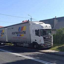 Kia zderzyła się z ciężarową Scanią w Przeciszowie