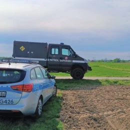 Nie takiego grzyba szukał w lesie. Saperzy wywieźli pocisk artyleryjski
