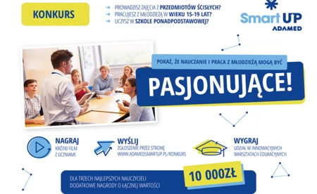 Konkurs dla szkół i nauczycieli z pasją. Do wygrania nawet pięć tysięcy złotych