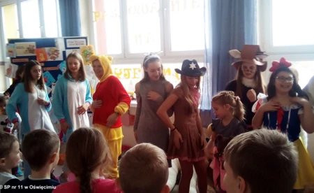 Pasowanie na czytelnika i urodziny Kubusia Puchatka