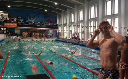 Oświęcimski SMS na imprezie pływackiej w Krakowie