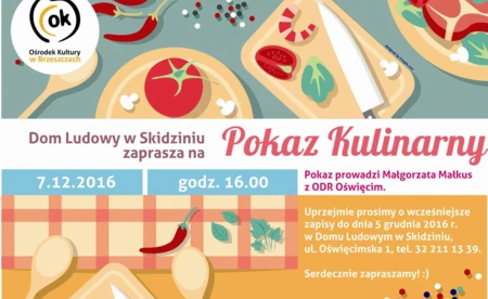Pokaz kulinarny w Skidziniu