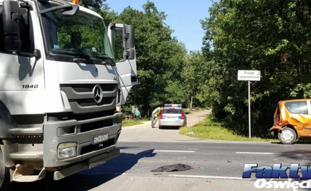 Zderzenie w Bobrku. Grzybiarz w szpitalu - FILM, FOTO