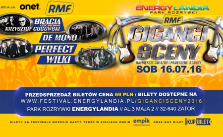 Festival Giganci Sceny RMF w parku Energylandia