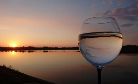 Zachód słońca w Brzeszczach - FOTO