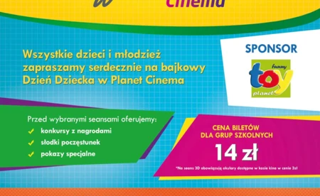 Bajkowy Dzień Dziecka w Planet Cinema