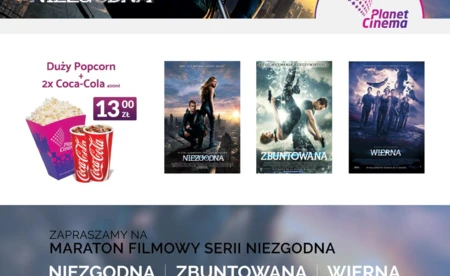 Maraton filmów w Planet Cinema - zaproszenia