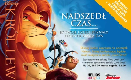 Król Lew w Heliosie - zaproszenia