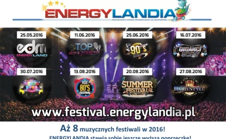 Energylandia planuje aż osiem festiwali