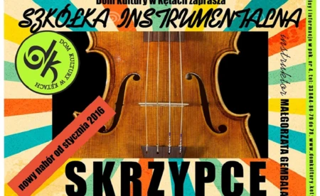 Gra na skrzypcach w Kętach