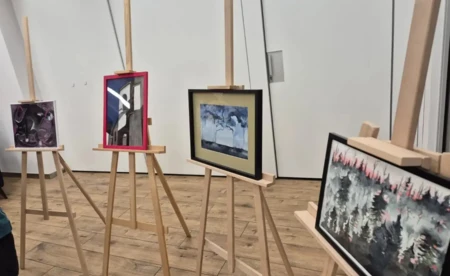 Sztuka słowa i obrazu. Spotkanie z Marią Wyrozębską - FOTO
