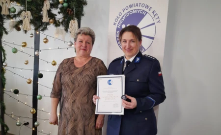 Odznaka „Przyjaciel Niewidomych” dla policjantki - FOTO