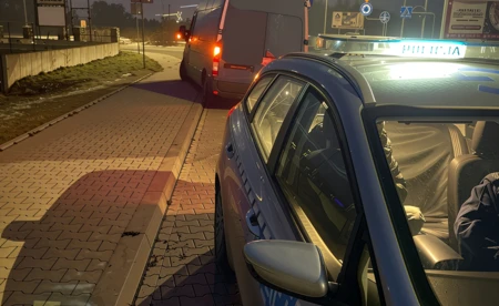 Kierowca dostawczaka miał 1,3 promila