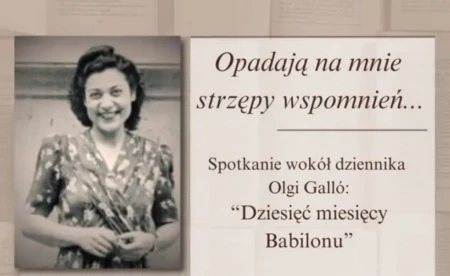 Oświęcim zaprasza na spotkanie z dziennikiem Olgi Galló