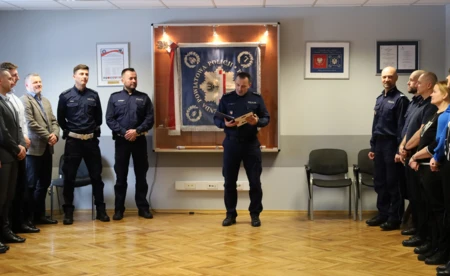Podziękowania dla pracowników cywilnych policji - FOTO