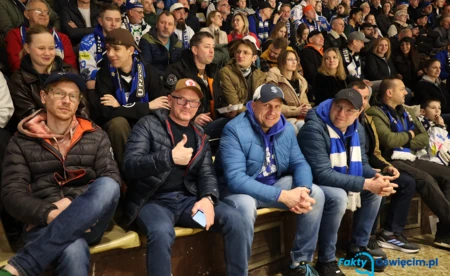 Trybuny podczas meczu Unii Oświęcim - FOTO