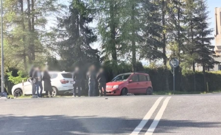 Utrudnienia na skrzyżowaniu w Bulowicach