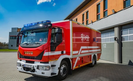 Wsparcie z Oświęcimia dla strażaków na Lubelszczyźnie