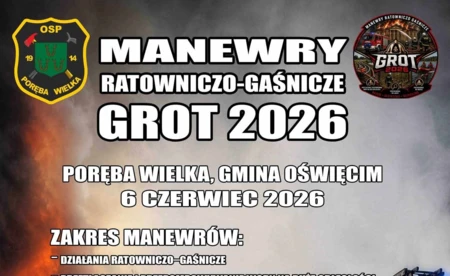Strażacy będą ćwiczyć w Porębie Wielkiej