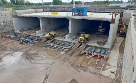 Konstrukcja tunelu na trasie obwodnicy jest już na miejscu - FOTO