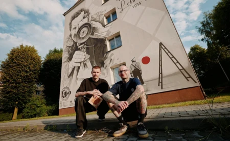 Mural Lehnerta przypomina filmową historię miasta - FOTO
