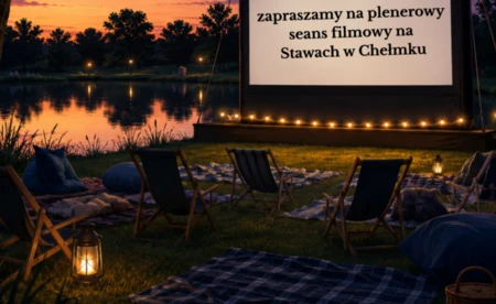 Kino pod gwiazdami nad stawami w Chełmku