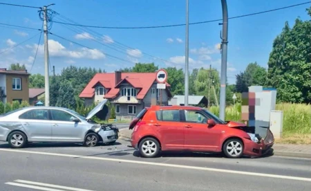 Utrudnienia po kolizji w Chełmku