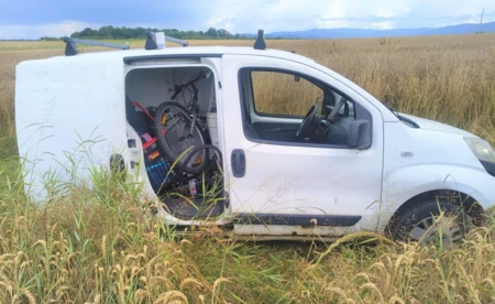 Pościg w Bulowicach. Lokalni Bonnie i Clyde uciekali przed policjantami