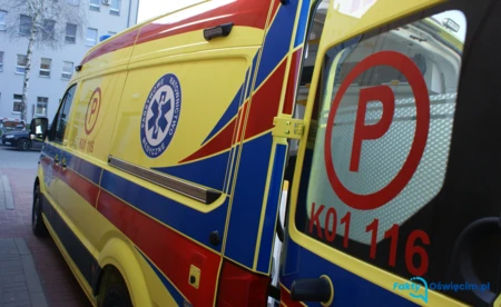 Pijany rowerzysta trafił do szpitala po wywrotce
