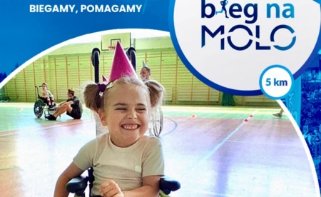 Bieg na MOLO połączy sport z pomocą dla Hani Wilczak z Chełmka
