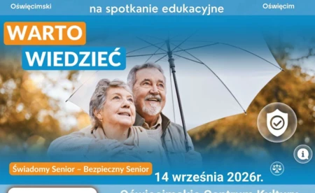 Bezpieczny senior. Dziś w Oświęcimiu spotkanie pełne konkretów