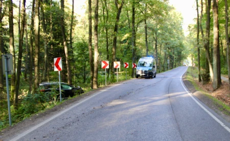 68-latek zasłabł podczas jazdy. Trafił do szpitala - FOTO