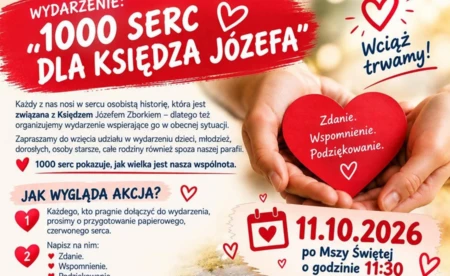 1000 serc dla księdza Józefa Zborka w Grojcu