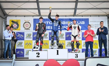 Dwa zwycięstwa i nowy rekord oświęcimskiego motocyklisty - FOTO