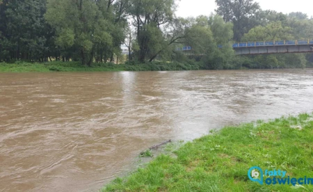 Soła nieznacznie przekroczyła stan alarmowy w Oświęcimiu