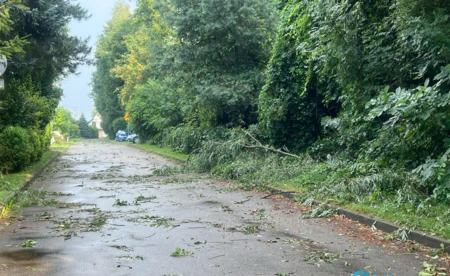 Intensywne opady w powiecie oświęcimskim, apel służb