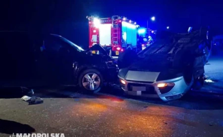 Spowodował czołowe zderzenie i uciekł z miejsca kraksy - FOTO