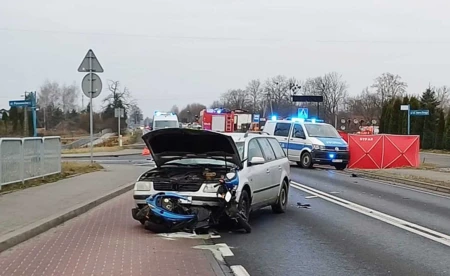 Wymusił pierwszeństwo i zginął na miejscu