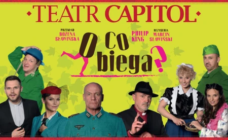 Podwójne zaproszenie na spektakl „O co biega” rozdane