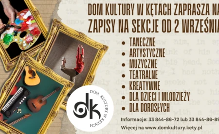 Dołącz do sezonu artystycznego 2024/2025 w Kętach