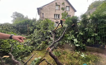 Ostrzeżenie dla powiatu oświęcimskiego przed burzami