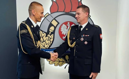 Nowy zastępca komendanta oświęcimskiej Państwowej Straży Pożarnej - FOTO